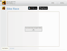 Tablet Screenshot of bikerace.com